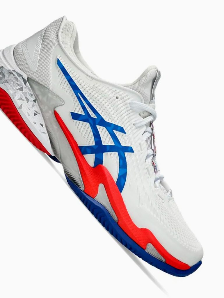Tênis ASICS Court FF 3 Novak Clay – Ideal para quadras de saibro.