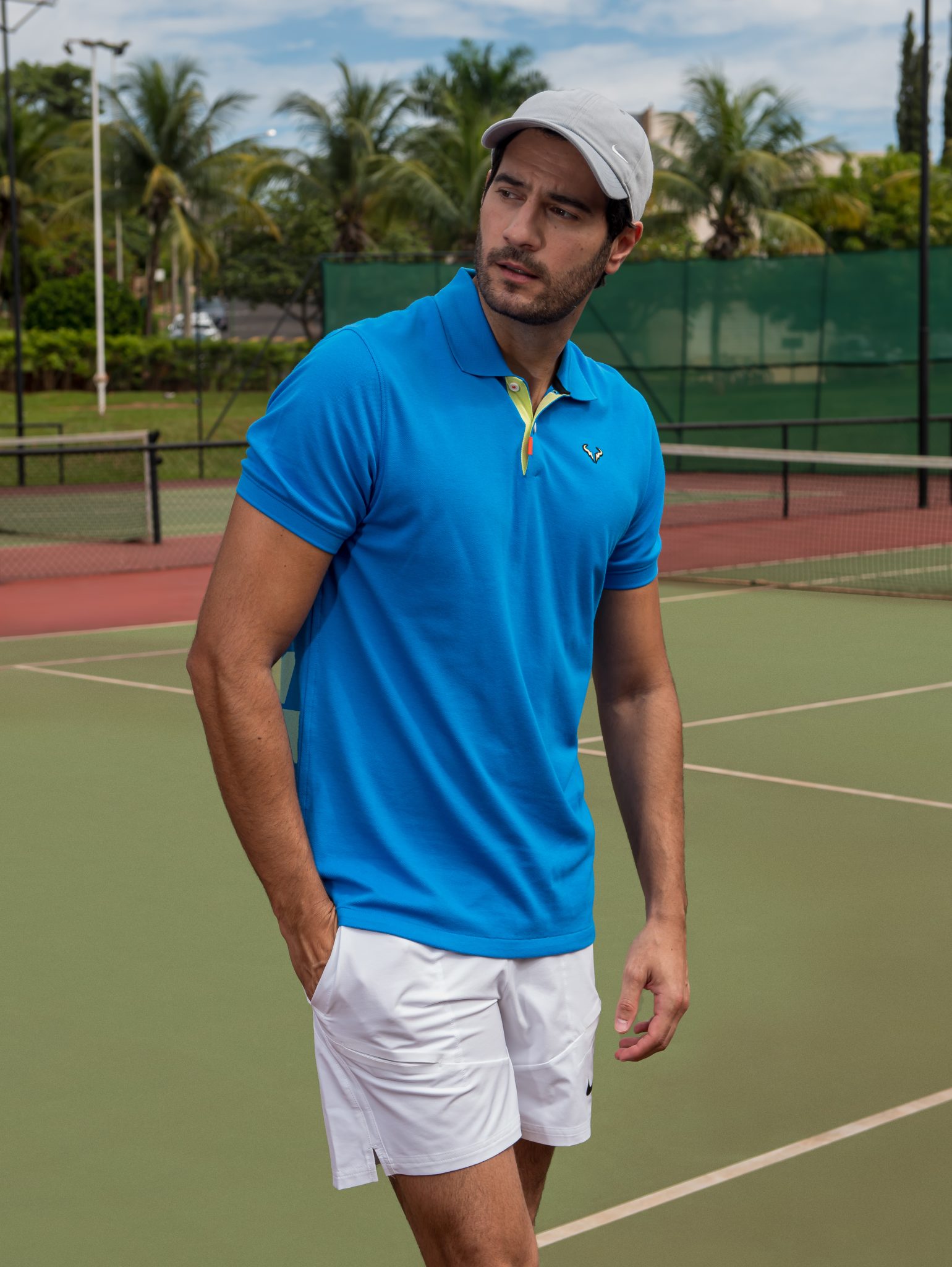 Camiseta Polo Nike Rafael Nadal Court Dri-FIT Slim